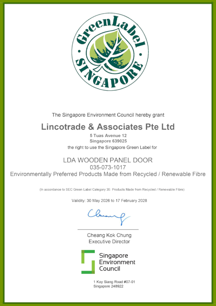 Lincotrade-Green-Label-Cert-Image