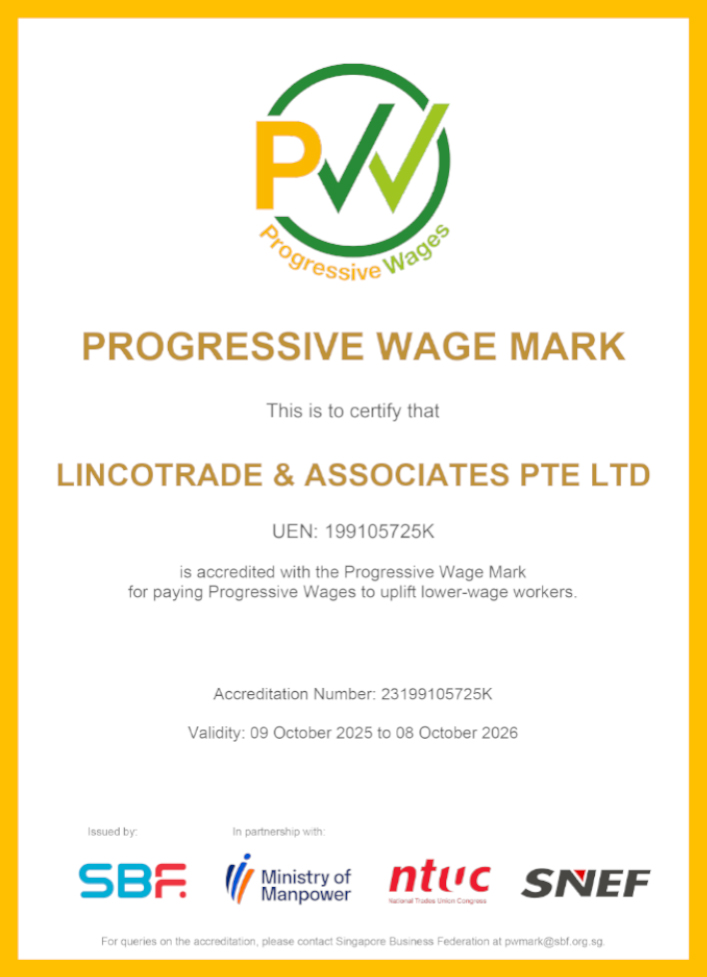 Lincotrade-Progressive-Wage-Mark-Certificate-Image